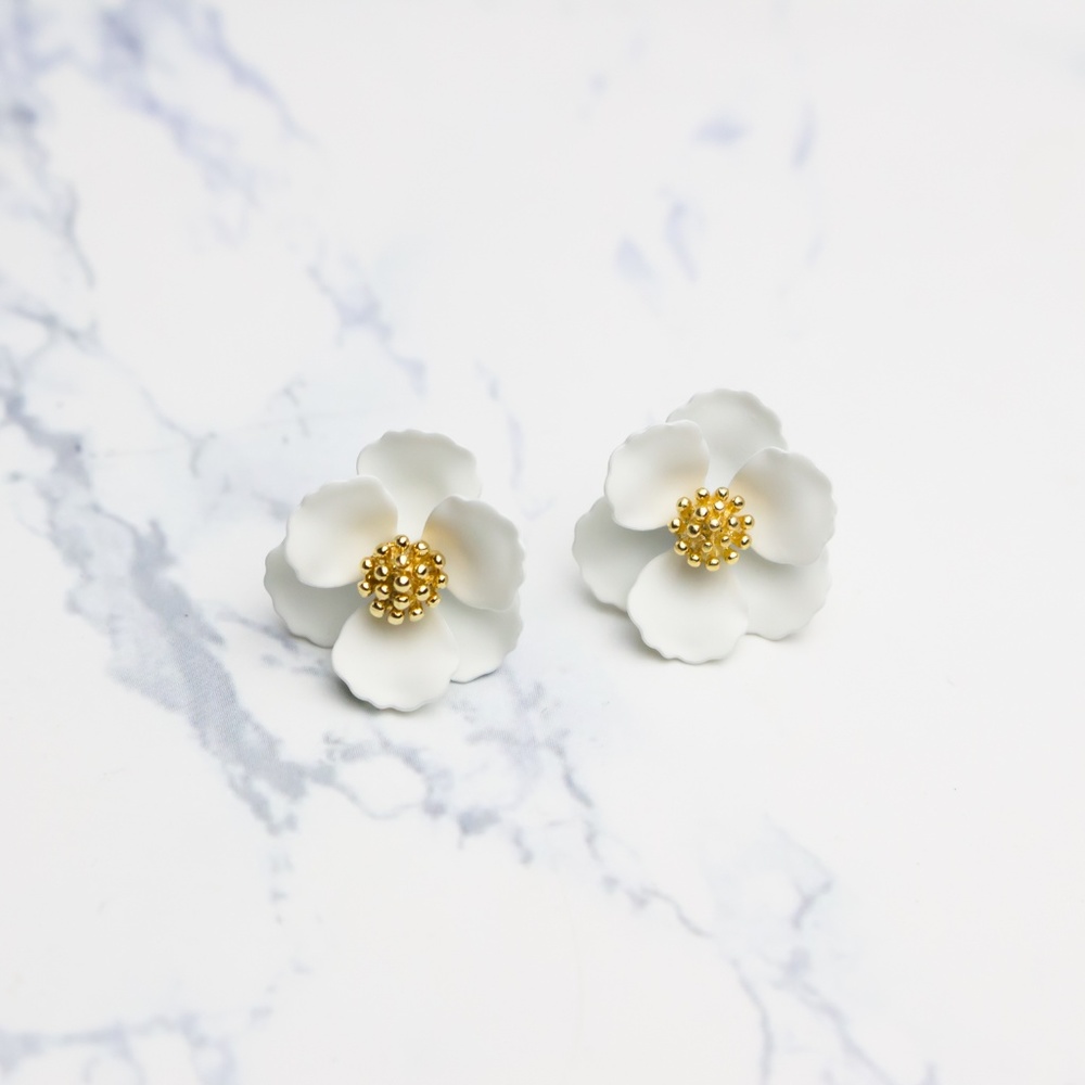 Anthro Zenzii ‘Garden Girl' Studs - Picture 3 of 8
